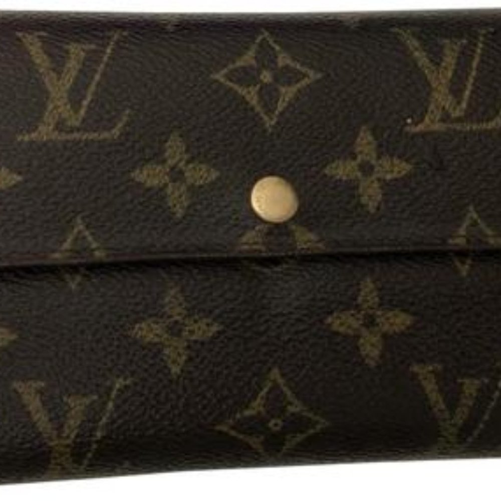 Louis Vuitton Brown Sarah Monogram Wallet